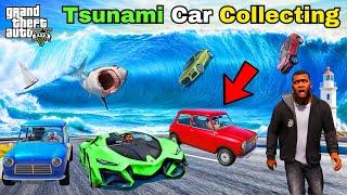 Franklin Collecting Luxury Cars in a Tsunami in GTA 5