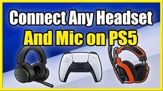 How to Connect Any Headset or Mic to PS5 (Bluetooth or Wired)