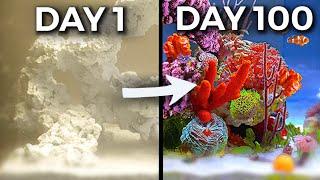 Simulating a Reef for 100 Days