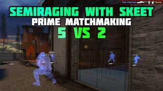 Skeet vs 5 Cheaters | Prime MM HvH (ft. Gamesense.pub)