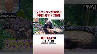 シャンシャンの誕生日 中国に日本人が殺到 #ABEMA的ニュースショー #Shorts