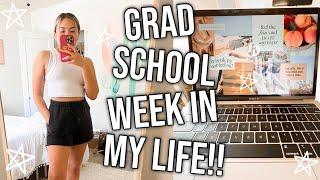 COLLEGE WEEK IN MY LIFE IN GRAD SCHOOL!! // UNIVERSITY OF ARIZONA!!