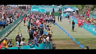 Men's Relay Start, World Orienteering Champs, Flims-Laax || On The Red Line