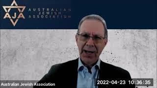 Remarks of Dr. David Adler, President of the Australian Jewish Association, from Yom HaShoah event.