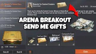 ARENA BREAKOUT SEND ME GIFTS IN MAILBOX  SNIPER GAMING