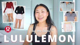 Trying on EVERYTHING I own from Lululemon | Women's Golf Outfits