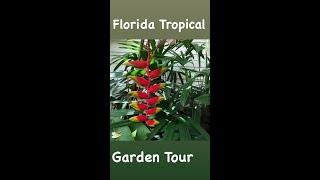 Florida Tropical Garden Tour | The Coastal Home | Backyard Gardening | Central Florida | Heliconia