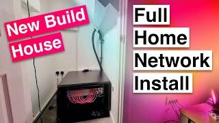 Installing Home Network Wiring in a Friend's New Build House - An In-Depth Look