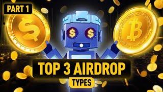 Top 3 Crypto Airdrops You Can’t Miss! Earn Free Tokens Safely | Part 1