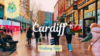 CARDIFF, WALES󠁧󠁢󠁷󠁬󠁳󠁿, UK  | WALKING TOUR CITY CENTRE