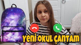 YENİ OKUL ÇANTAM GELDİ ! VLOG #rüyasedalı