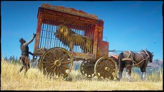 John Marston Finds a LION in a Wagon - RDR2