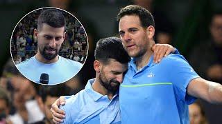 Novak Djokovic’s Touching Words for Juan Martin del Potro Leave the Crowd in Tears