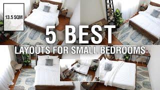 5 Best Layouts For Small Bedrooms (13.5 sqm.) | MF Home TV