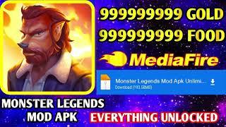 Monster Legends Mod Apk 17.7.3️Unlimited Gems, Food & Coins | Monster Legends Mod Apk Download