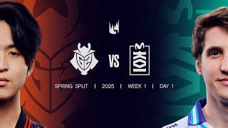 G2 v MKOI | 2025 LEC Spring | Week 1 Day 1 | G2 Esports vs. Movistar KOI Game 3