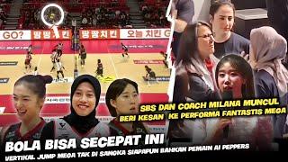 "Vertikal Jump, Kejutkan Semua Pemain Ai Peppers.."!!SBS Sport & Ibu Gia Heran Kekuatan Pukuln Mega