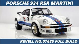 Revell Porsche 934 RSR Martini 1/24 scale how to full build 0⃣7⃣6⃣8⃣5⃣ #scalemodeling #Porsche