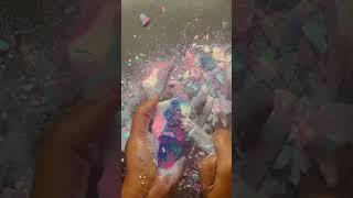 Gym Chalk shave with the smallest knife !  #gymchalkasmr #oddlysatisfying #unplainjaneasmr