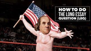 AP History Long Essay Question (LEQ) Explained
