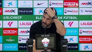 Rueda de prensa Elche CF vs RC Deportivo