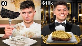 $1 vs $10,000 Steak