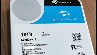 HD 18TB  Seagate SkyHawk AI modelo: ST18000VE002