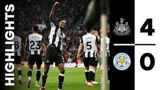 Newcastle United 4 Leicester City 0 | Premier League Highlights