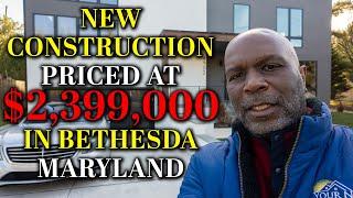 $2,399,000 MILLION DOLLARS with New Home Construction Moving to Bethesda Maryland Living in DC