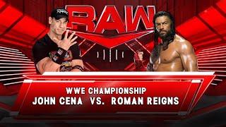 WWE 2K23 - John Cena vs Roman Reigns WWE RAW 2023