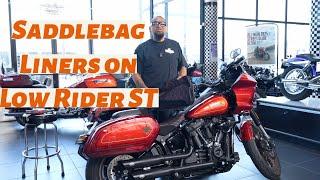 Install Saddlebag Liners on OEM Low Rider ST / Sport Glide (2018–2024) | Advanblack
