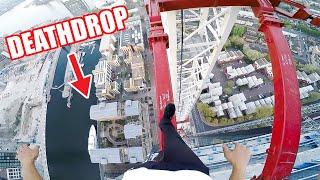 The TERRIFYING Beam Walk (Crane Climb)