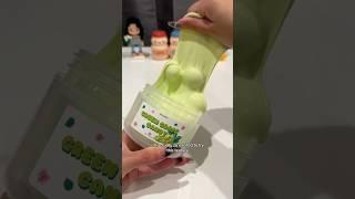 slime asmr! @slimesweetpea slime reviewft. green grape candy #slimeslime #slimevideo #slimes