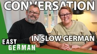 14 Min. Conversation in Slow German | Super Easy German 264