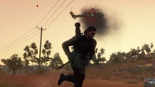 Me bringing down a Helicopter