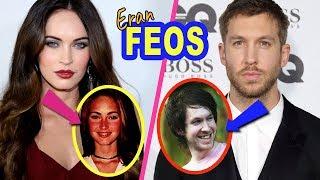 15 Famosos QUE ERAN MUY FEOS antes de la FAMA ¿Quién te SORPRENDE más?