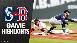 Mariners vs. Red Sox Game Highlights (4/22/25) | MLB Highlights