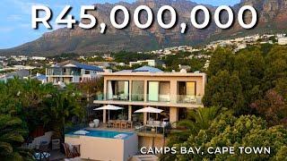 Touring a R45,000,000 Coastal Masterpiece in Camps Bay with Luxury Oceanfront Living!