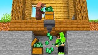 100 Jeitos de Roubar Esmeraldas do Villager do Mau no Minecraft