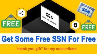 Get Free Ssn | Fresh Ssn For Free | Get Free Data | How To Get Fresh Ssn For Free