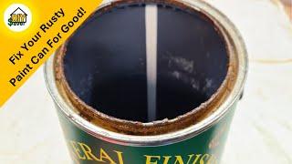 How to Fix a Rusty Paint Can Lid for Good