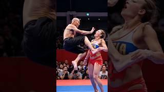 It's really exciting. The old man knows some moves #qigong #wushufight #prowrestling #wushu #kungfu