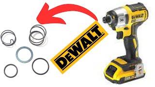 How To Repair The Chuck on a DCF887 DeWalt Impact Driver bit holder