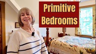 Primitive Colonial Bedrooms Tour 2024