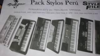 PACK STYLOS YAMAHA 15