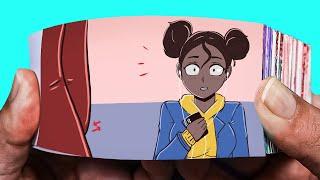 It Happens Inside The Train | FlipBook Animation