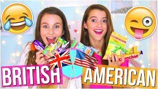 American VS. British! Slang + Trying Sweets w/ Lovevie | Tatiana Boyd