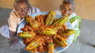 How to tribe grandmothers cooking parwal dorma in their style watch and learn | village cooking