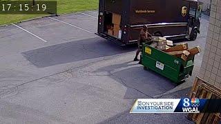 UPS driver charged with package theft