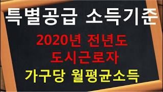 2020년 전년도 도시근로자 가구원수별 가구당 월평균소득